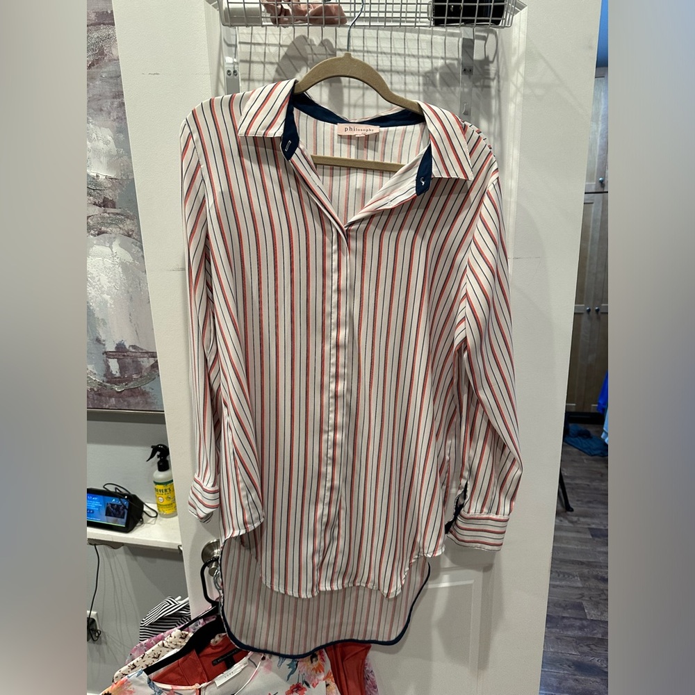 *EUC*Sz L*Philosophy* button down shirt
